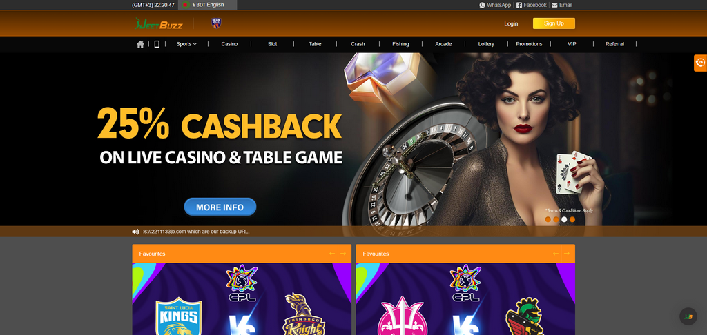 Popular Casino Site Gamings to Try on JeetBuzz BD